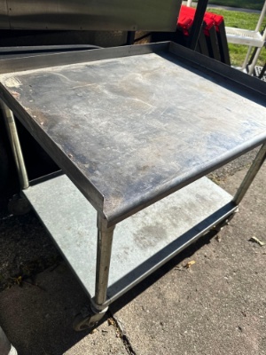 stainless steel table