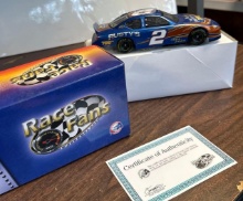Action Rusty Wallace 2 Miller Lite/700th Start 2005 Charger color chrome 1/24 scale