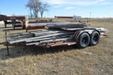 Older Flatbed Car Trailer