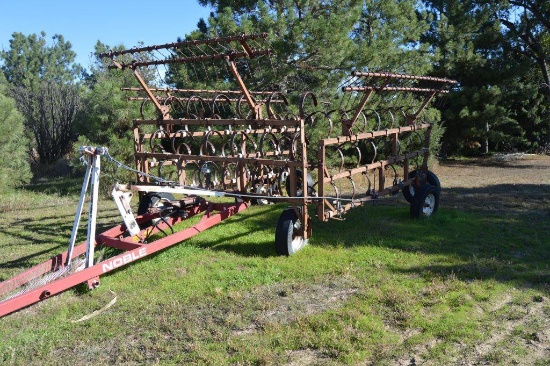 Noble 34 ft. 3 Bar Springtooth Field Cultivator w/ Harrows
