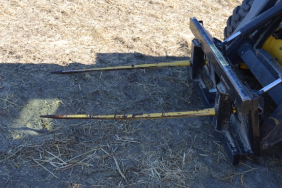 MDS Bale Spear for skid steer