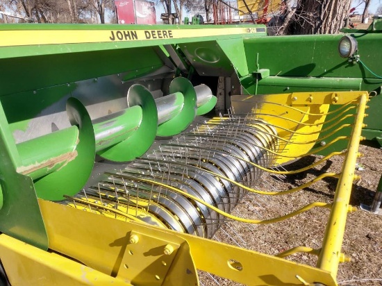 JD 348 Sm. Sq. Baler, Always Shedded