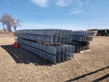 10 - 6 Bar Galvanized Cont. Fence Panels  **SOLD TIMES THE MONEY**