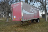 1995 Coke Utility Van Trailer, Single Axle