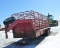 94 WW Red Gooseneck Stock Trailer