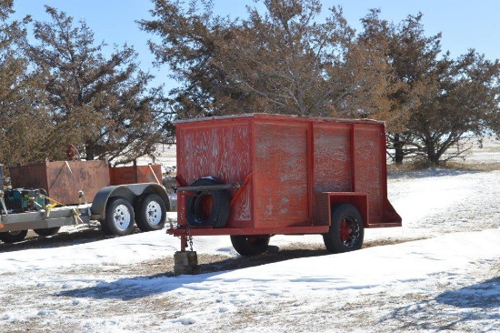 Cargo Trailer, Red, box trailer, 1 axle