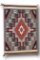 28.5 x 43 Ganado Navajo Rug by Nellie Joe Begay