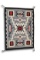 35 x 51 Storm Pattern Navajo Rug by Rebecca Yazzi