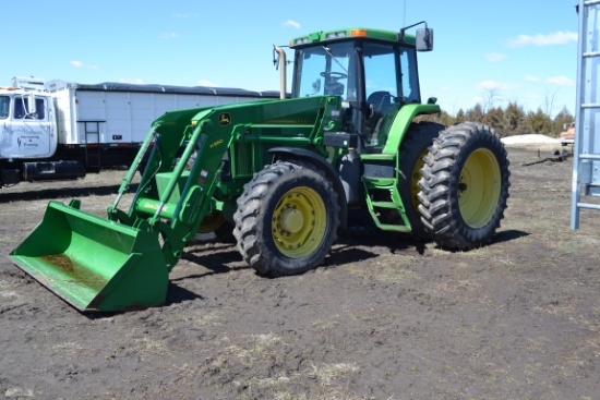 JD 7800 Tractor & Loader Together