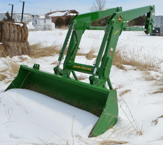 John Deere H360 Loader and Bucket