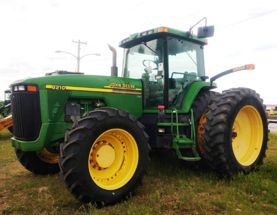 2002 John Deere 8210 MFWD Tractor,