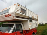 1973 Red Dale Slide-In Pickup Camper,