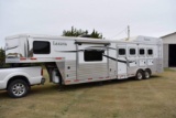 2015 Lakota 4 Horse Living Quarters Trailer,