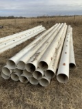 17 Jts. 10” PVC Gated Pipe, 30”gates