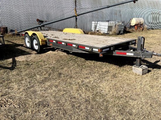 Tandem axle car trailer