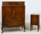 Burled Mahogany Chest of Drawers and Nightstand by Orinoco