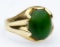 14k Gold and Green Quartz Ring