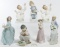 Lladro and Ceramic Figurine Assortment