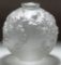 R. Lalique Style Crystal 'Druide' Vase