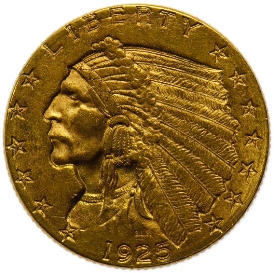 1925 $2 1/2 Gold