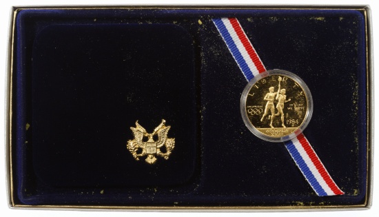 1984-W $10 Gold Olympic Commemorative