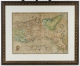 Hand Colored 'Regni Neapolitani' Map