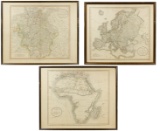 John Cary (British, 1754-1835) Framed Map Assortment