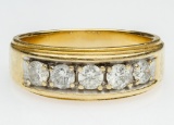 14k Gold and Diamond Ring