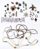 Sterling Silver and Costume Jewelry Assortment