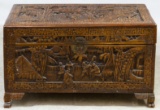 Asian Carved Camphor Trunk