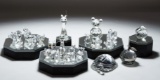 Swarovski and Baccarat Crystal Figurine Assortment