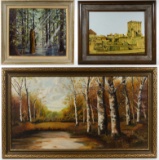 Oil on Canvas Landscape Paintings