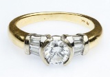 14k Gold and Diamond Ring