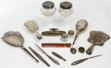 Sterling Silver Vanity Object Assortment