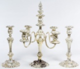 Reed and Barton #745 Silverplate Candelabra Set