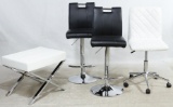 Upholstery and Chrome Stool and Ottoman Assortment from AllModern.com