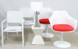 White Chair, Stand and Lamp Assortment from AllModern.com