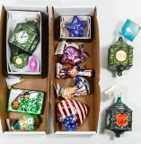 Christopher Radko Blown Glass Ornament Assortment