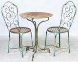 Wrought Iron Cafe Table and Chairs