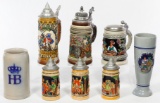 German Ceramic Stein Assortment