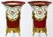 Sevres Ormolu Mounted Floral Vases