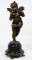 E Plat (French, 20th Century) 'Cherub' Bronze Statue