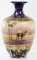 Nippon Cobalt Scenic Vase