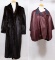Mink Full Length Fur Coat and Lamb Leather Cape