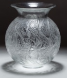 Lalique Crystal 'Nymphale' Pupal Vase