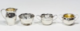 Sterling Silver Creamer and Sugar Assortment