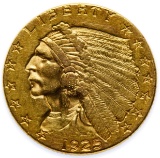 1925-D $2 1/2 Gold AU