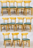 MCM Maple Side Chairs by Bianco