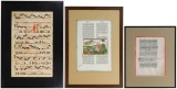 Illuminated Manuscript Assortment