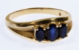 14k Gold and Sapphire Ring